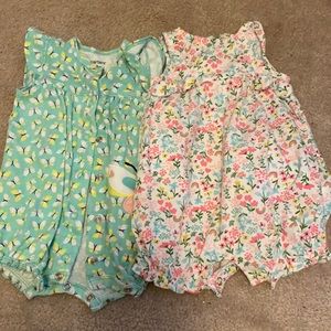 Carter’s short rompers